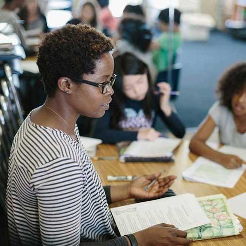 teacher counseling students